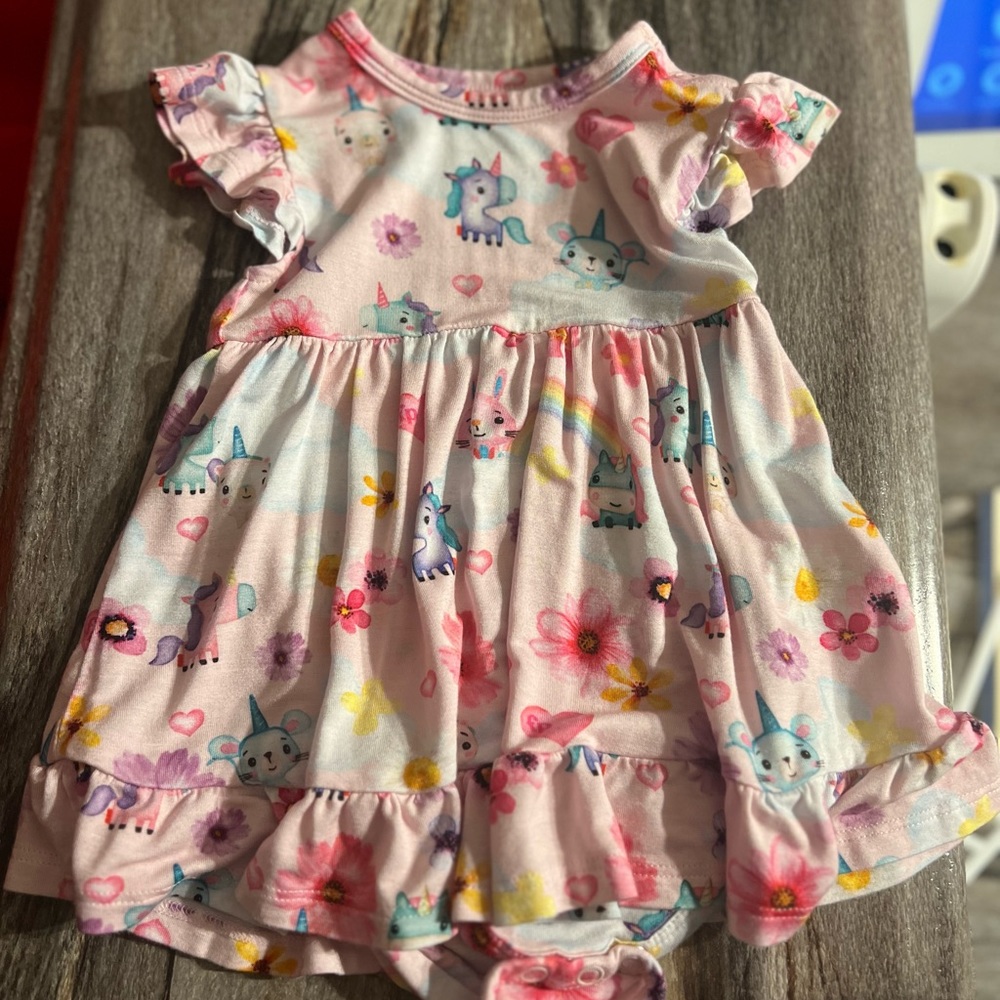 COPY - Posh Peanut dress. Fisher Price print